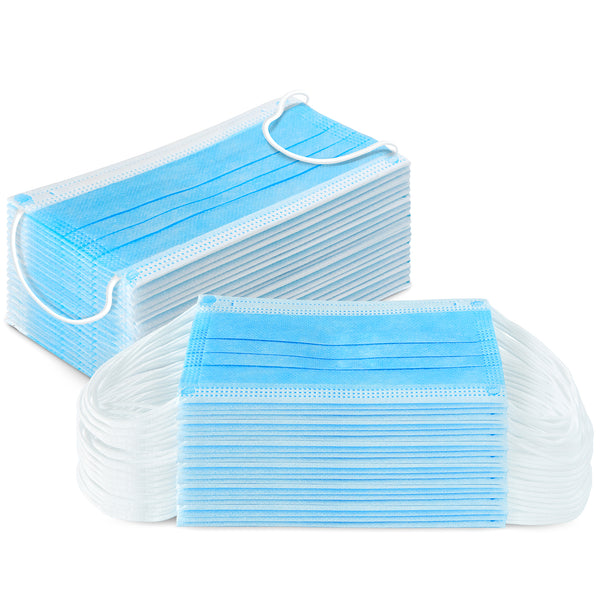 Bitybean Disposable Face Masks Disposable - 2000 PCS - for Home & Office - Breathable & Comfortable Filter, Blue